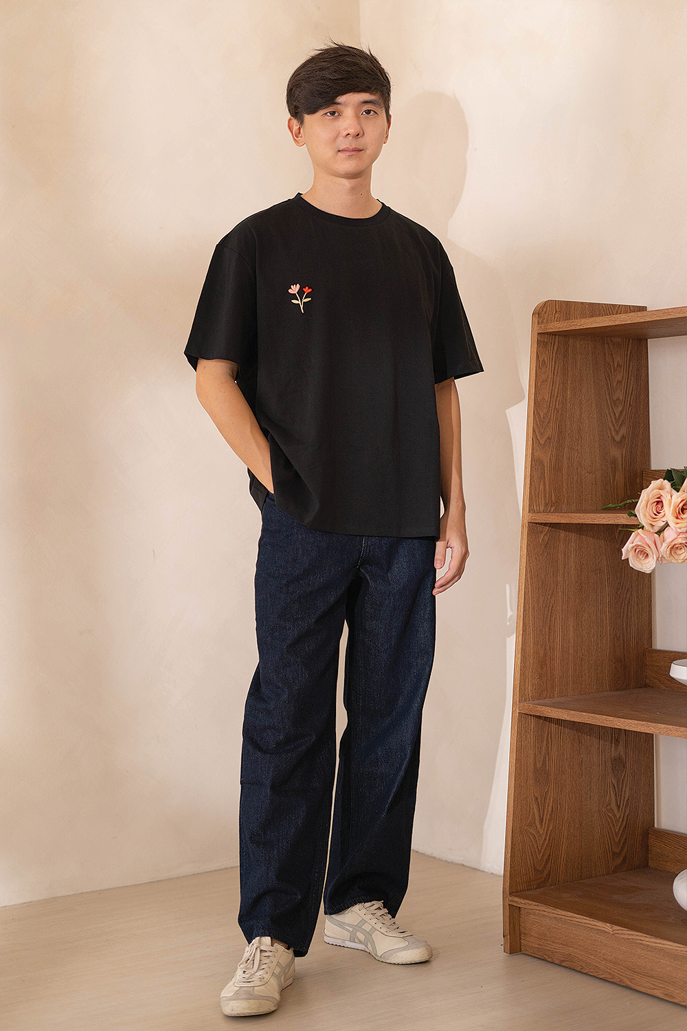 Chérie Oversized Tee (Black)