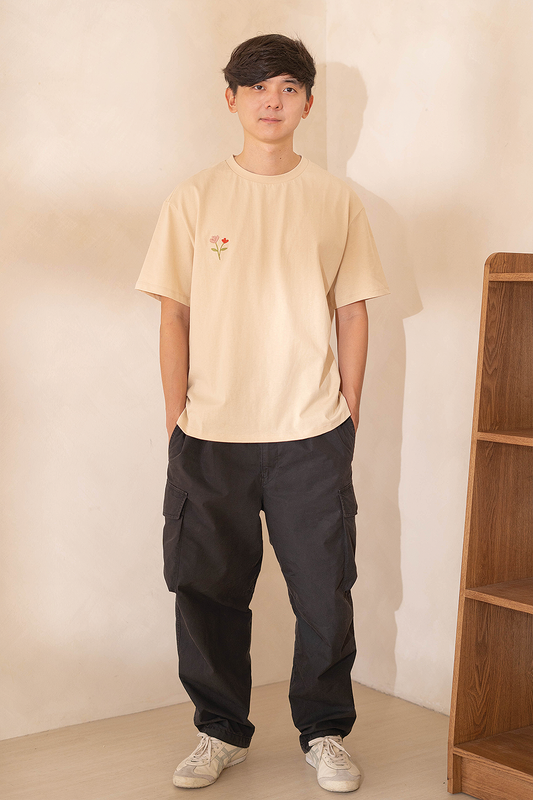 ChΓ©rie Oversized Tee (Ivory)