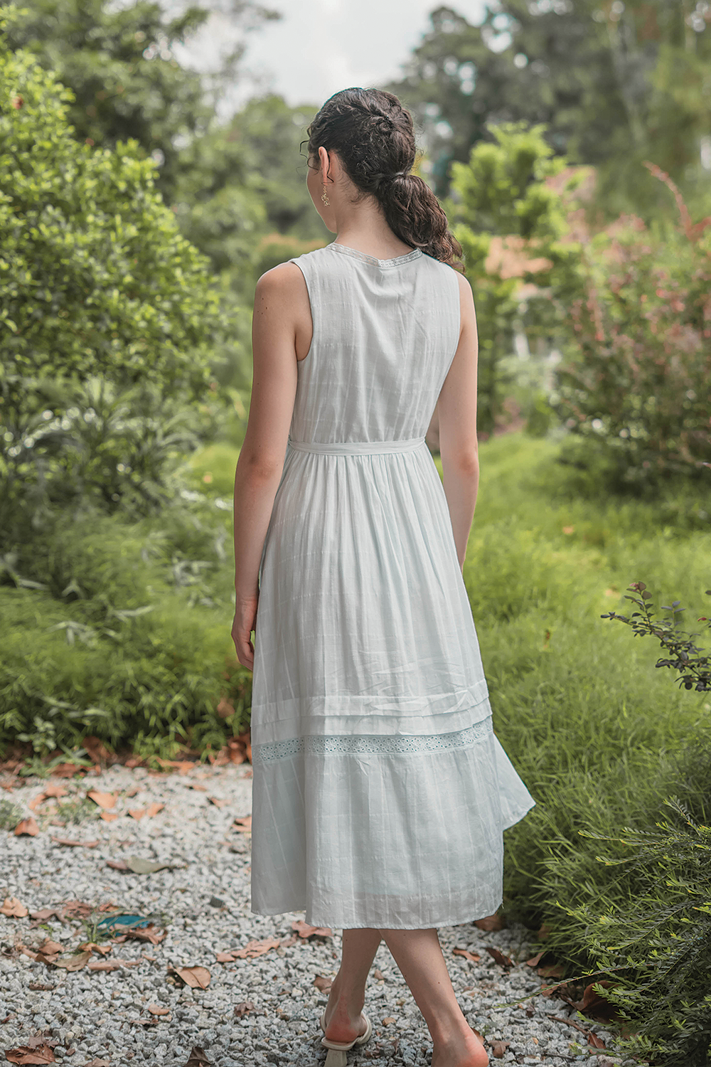 Shoji Wrap Dress (Skylight)