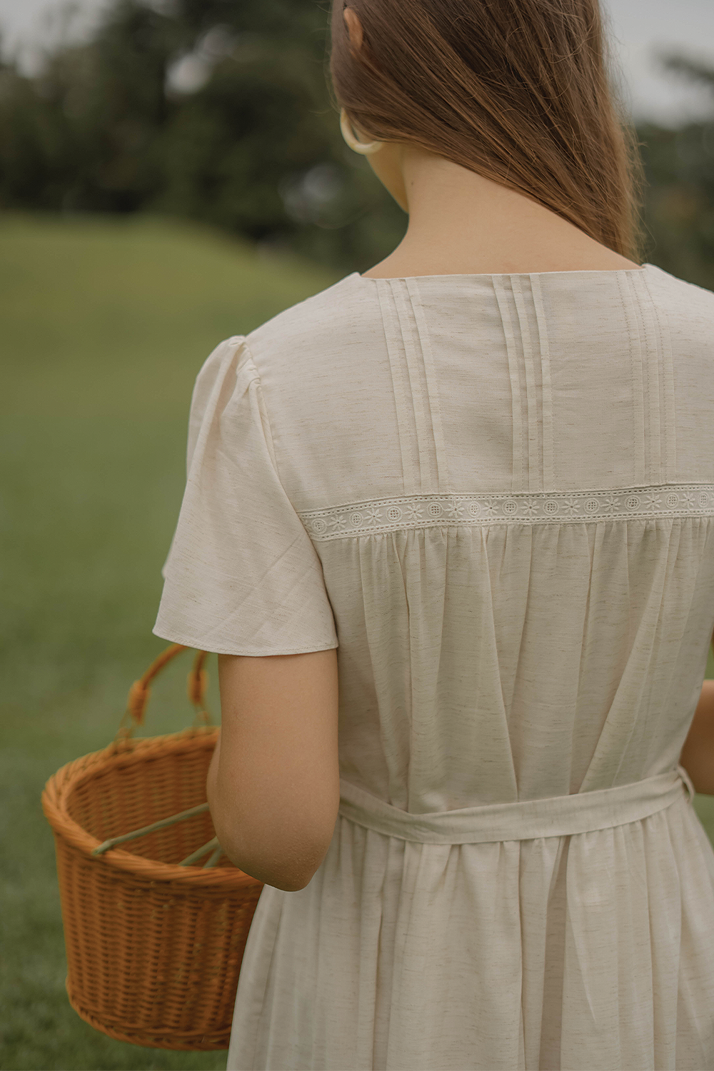 Solace Flutter Dress (Natural)