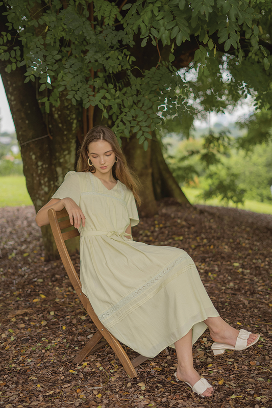 Solace Flutter Dress (Tea)