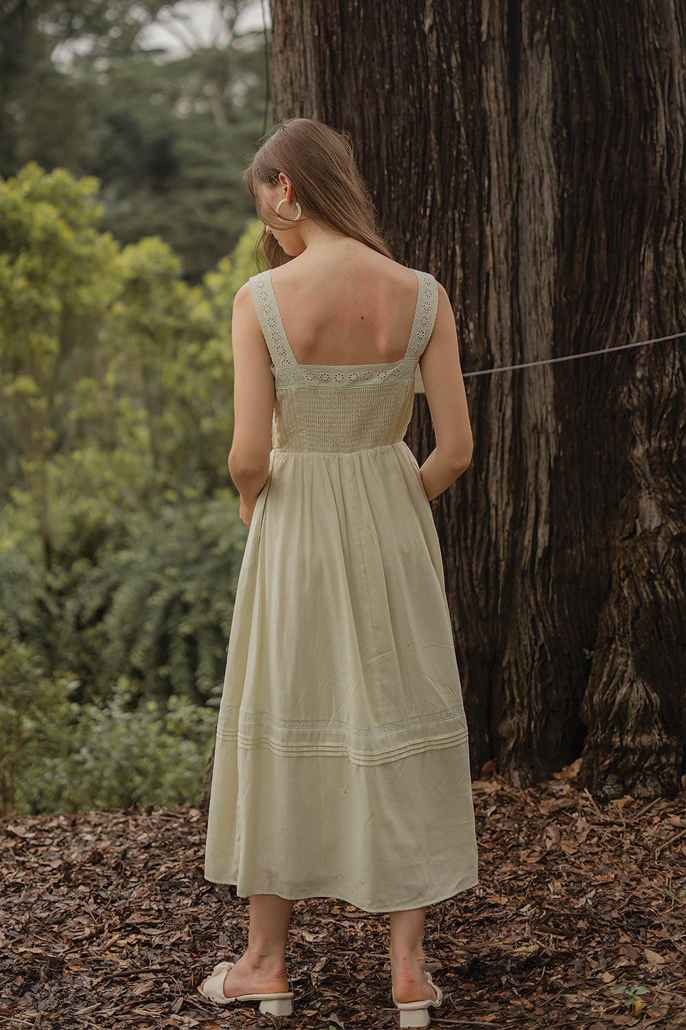 Solace Pintuck Dress (Tea)