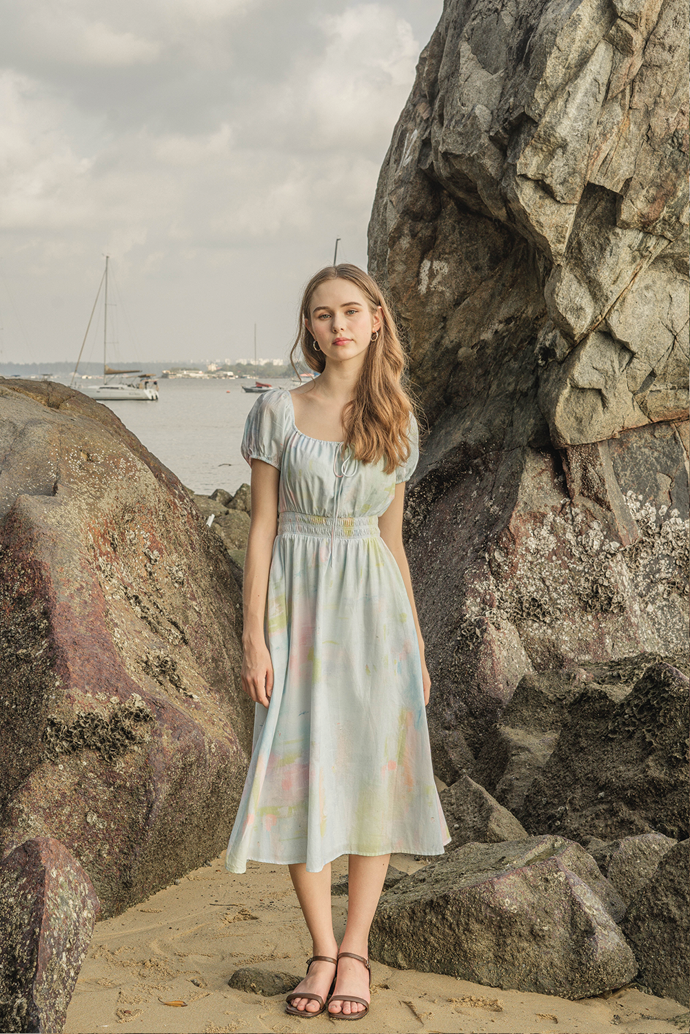 Summer Daze Bubble Sleeve Dress