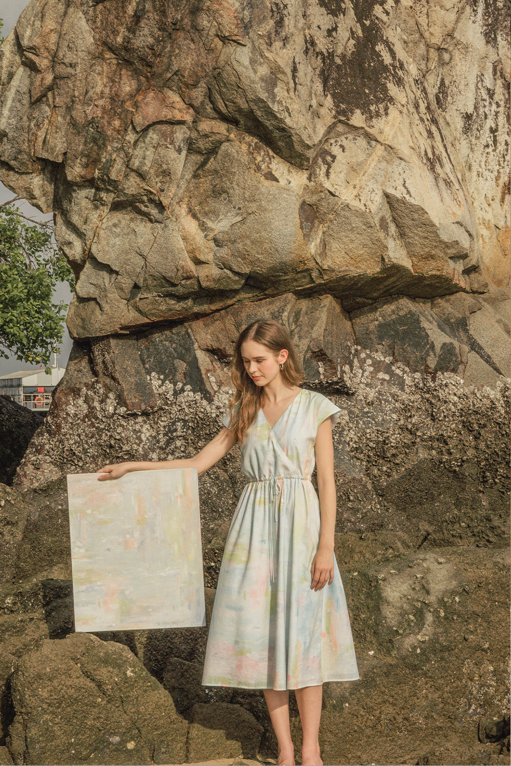 Summer Daze Relaxed Drawstring Dress