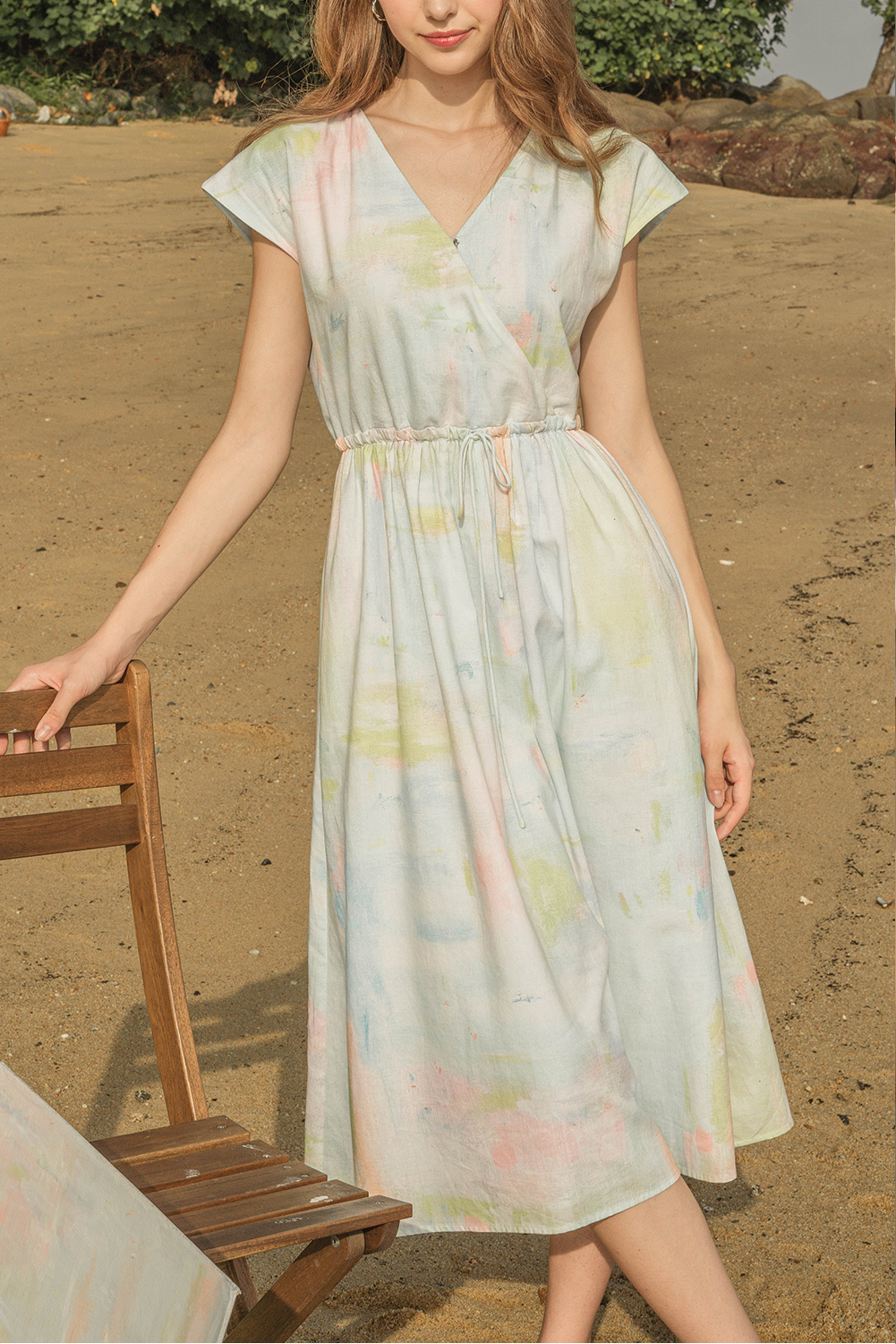 Summer Daze Relaxed Drawstring Dress