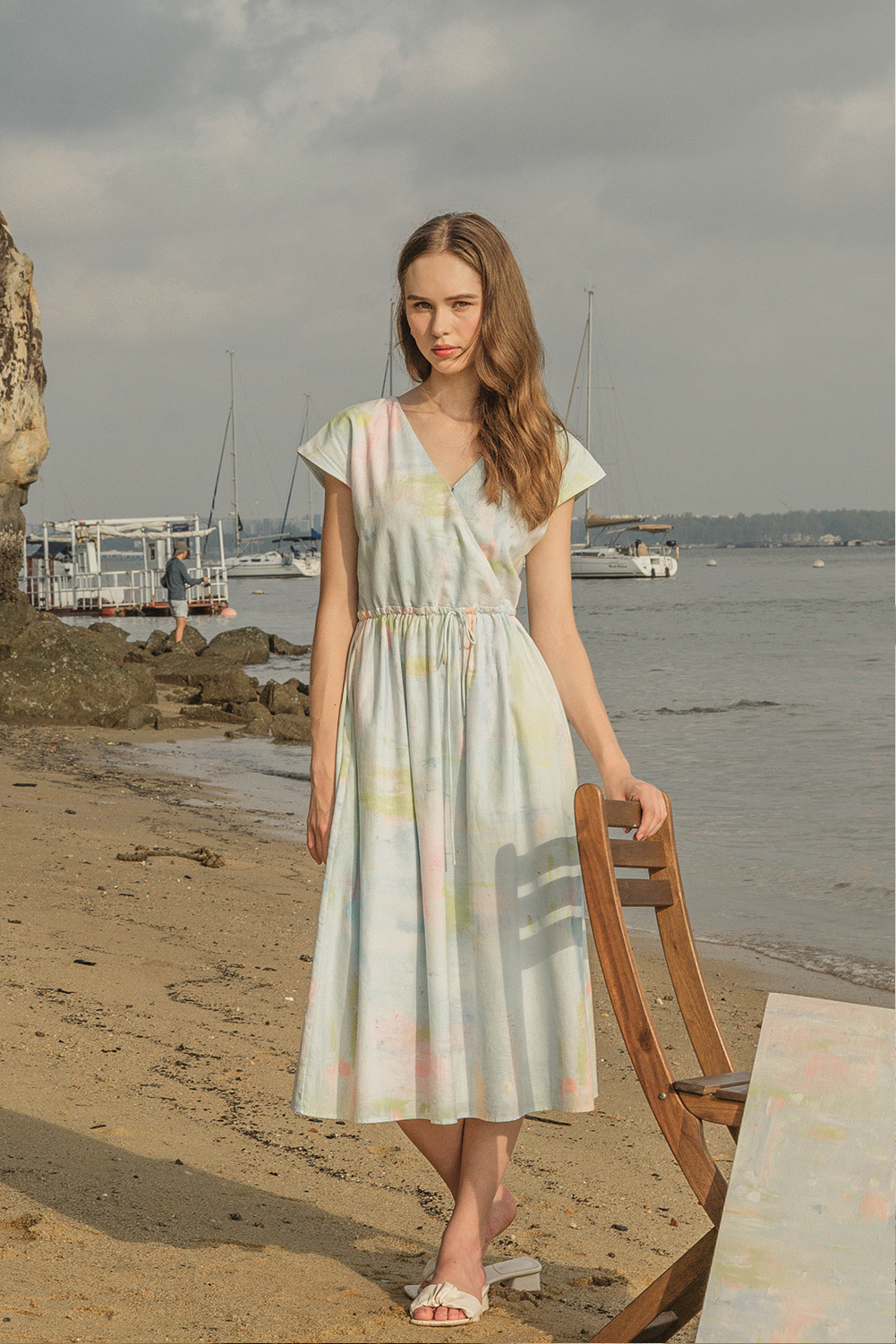 Summer Daze Relaxed Drawstring Dress
