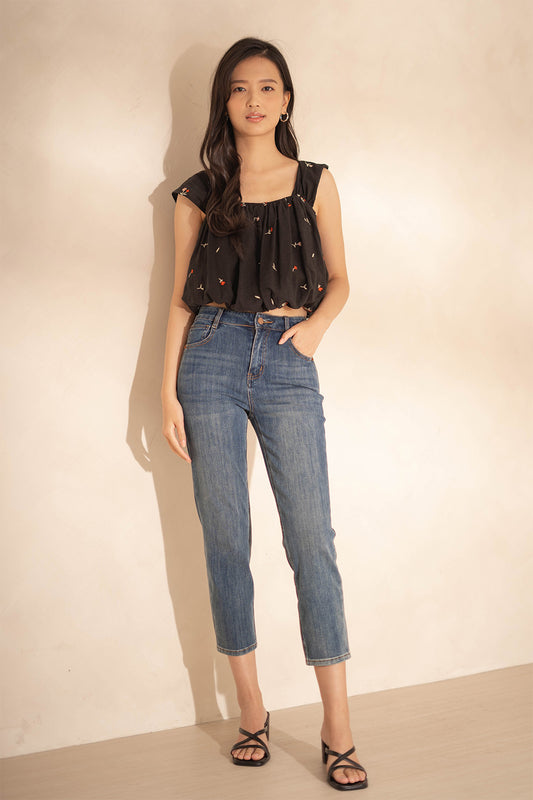 Chérie Puffy Top (Black)