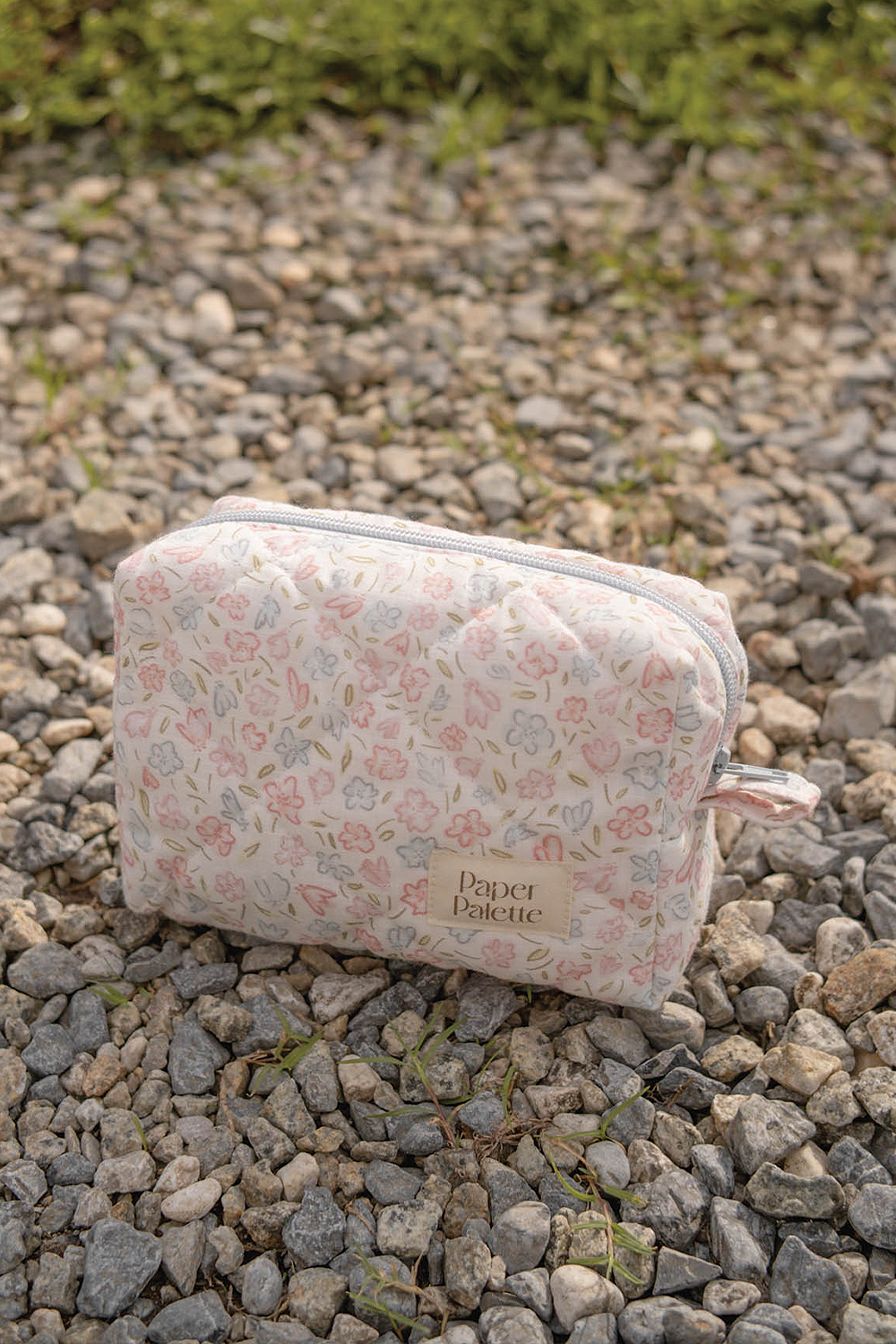 Hana Quilted Pouch (Hydrangea Blue)