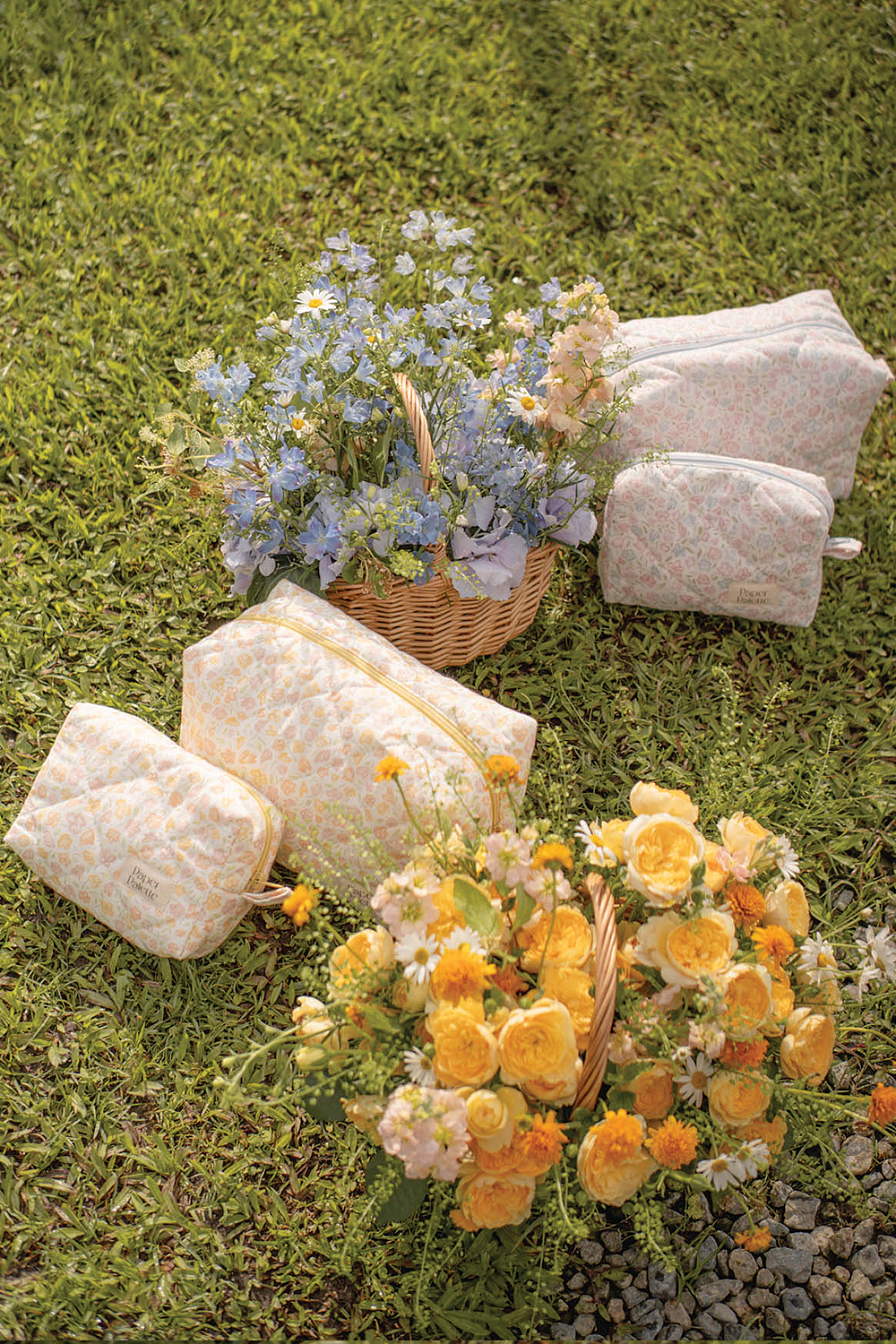 Hana Quilted Pouch (Primrose Yellow)