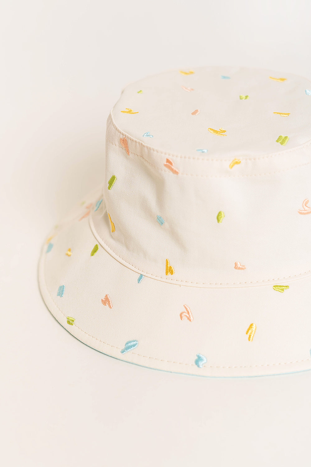 Palette Embroidery Reversible Bucket Hat