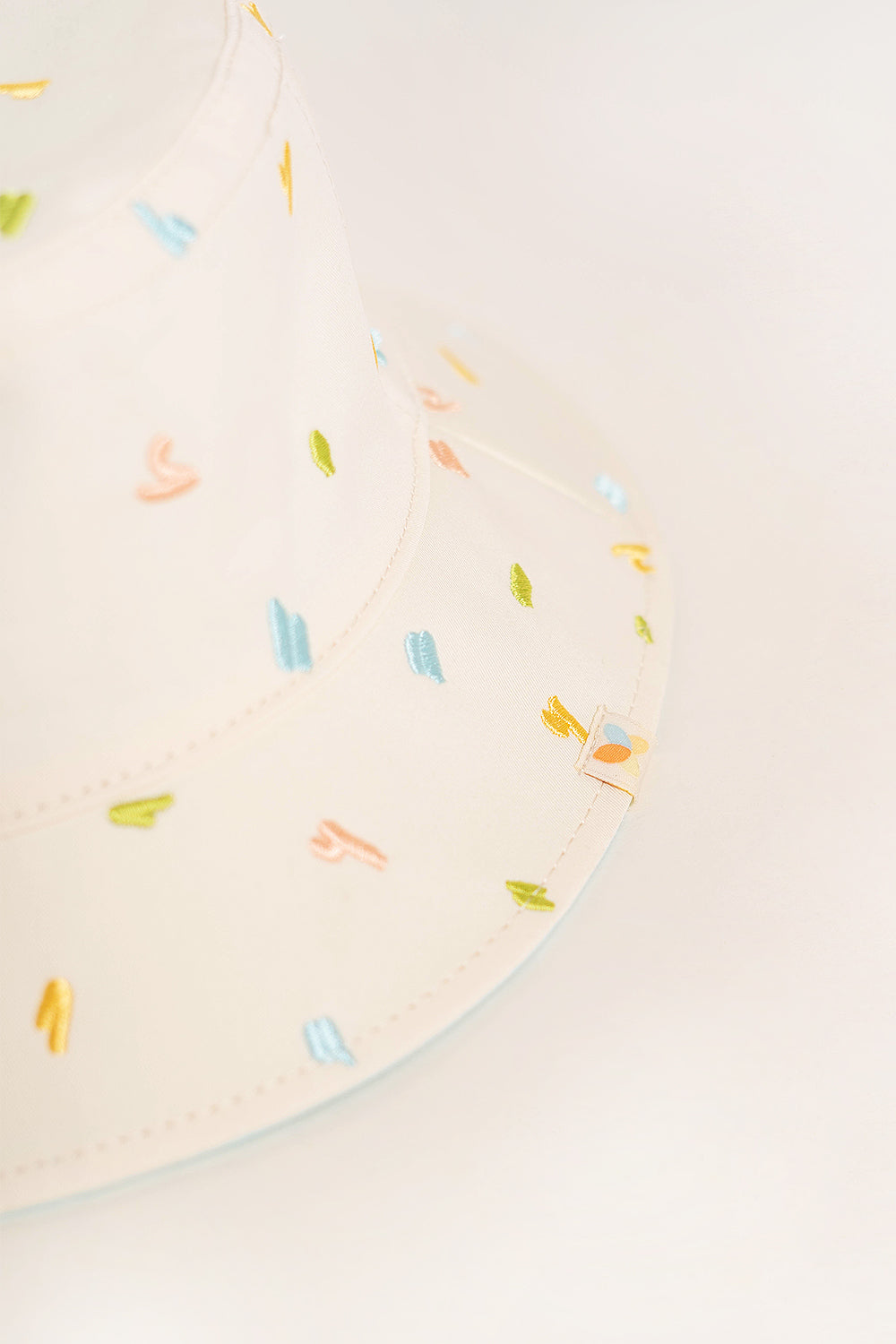 Palette Embroidery Reversible Bucket Hat