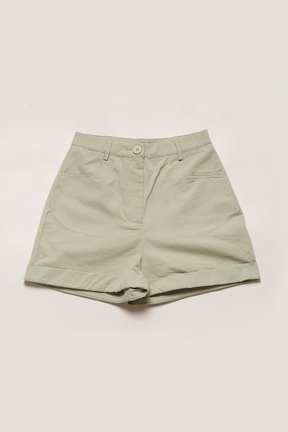 Cotton Twill Shorts (Sage)