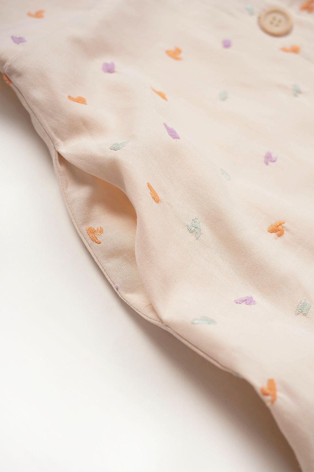 Palette Embroidery Midi Dress