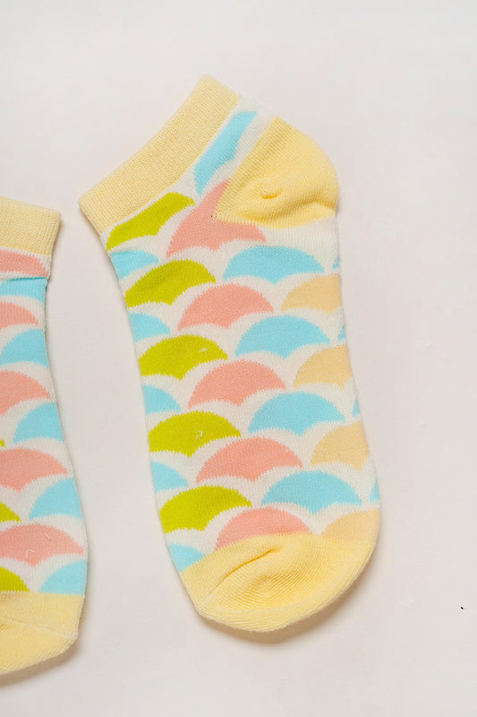 Waves Ankle Socks