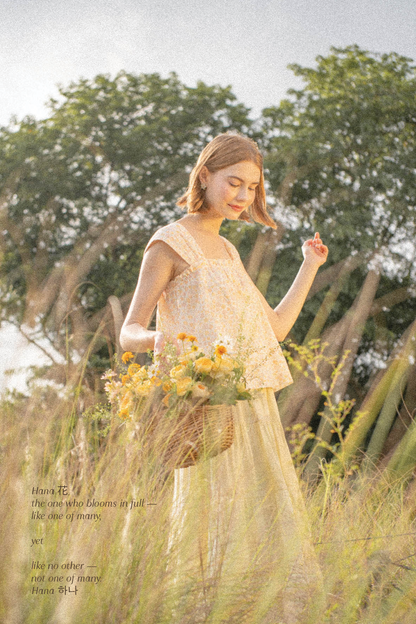 Hana Ruffle Top (Primrose Yellow)