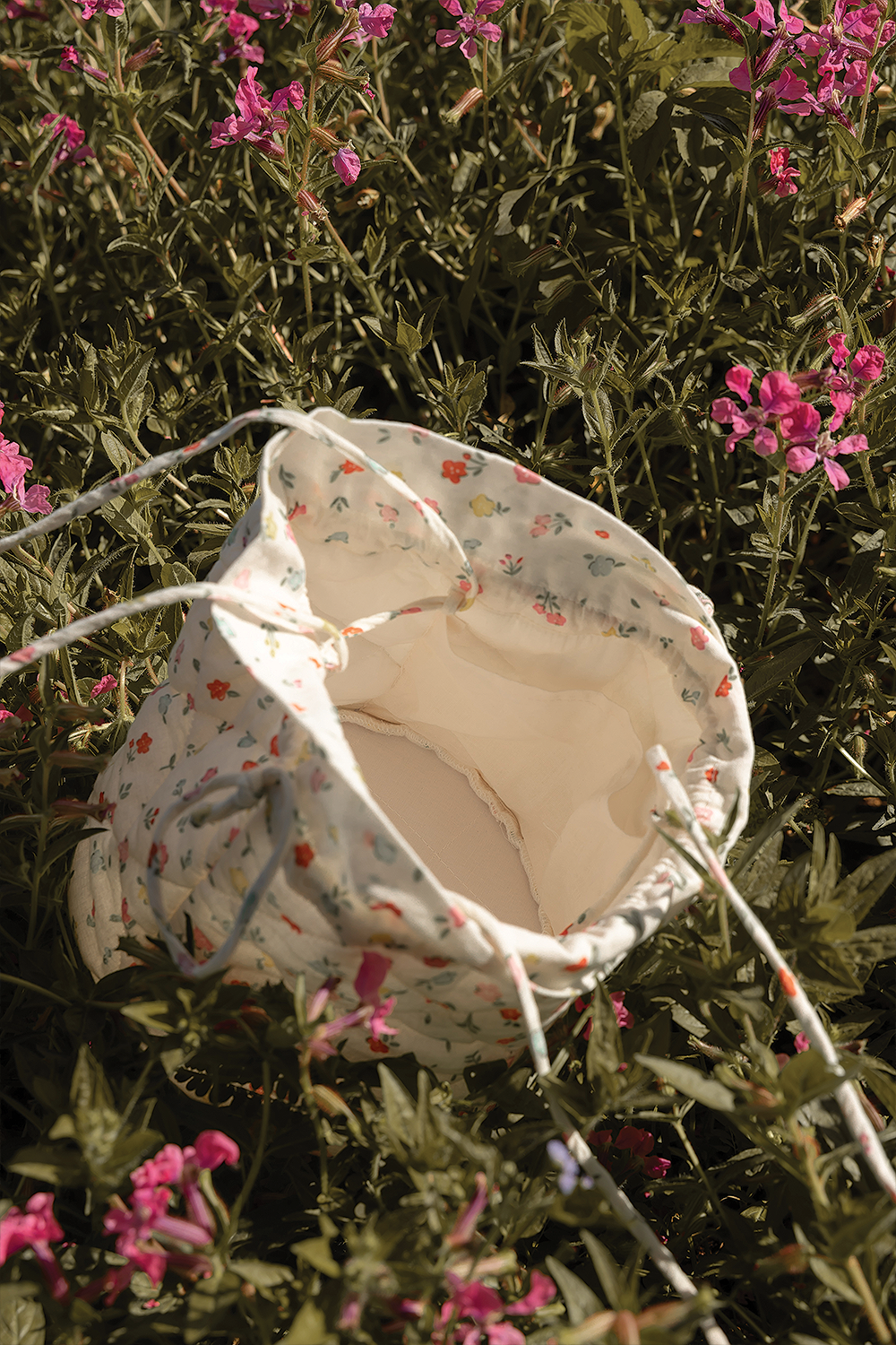 Poppies Mini Drawstring Bag