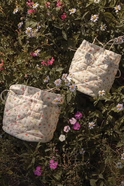 Poppies Mini Drawstring Bag