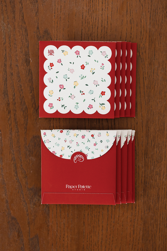 Poppies Red Packet (Pack of 5)