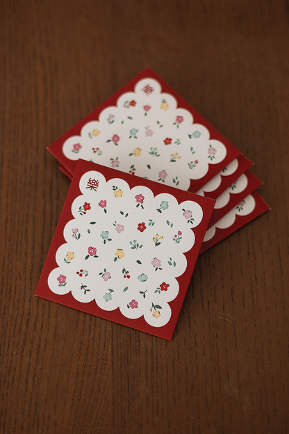 Poppies Red Packet (Pack of 5)