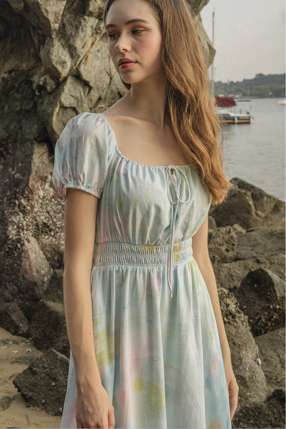Summer Daze Bubble Sleeve Dress