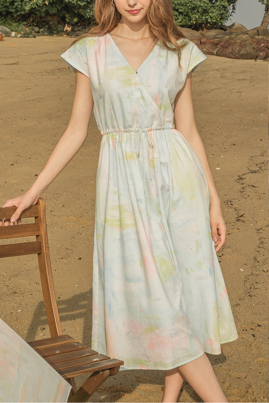 Summer Daze Relaxed Drawstring Dress