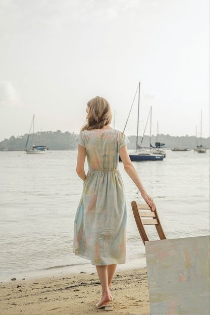 Summer Daze Relaxed Drawstring Dress