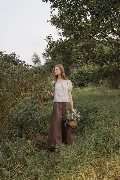 Bloom Puffy Blouse (Ivory)