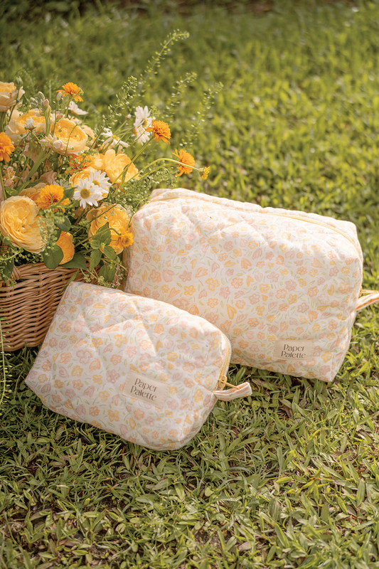 Hana Quilted Pouch (Primrose Yellow)