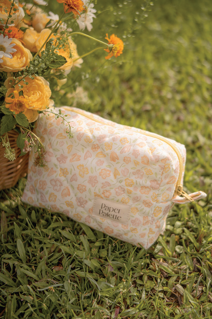 Hana Quilted Pouch (Primrose Yellow)
