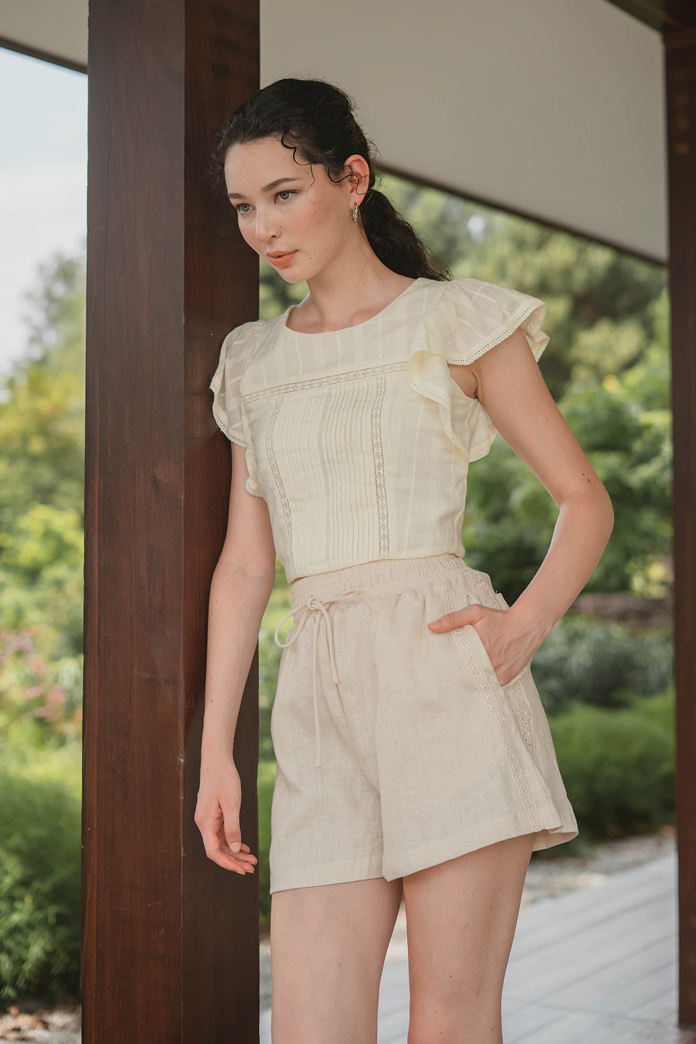 Linen Relaxed Shorts (Washi)