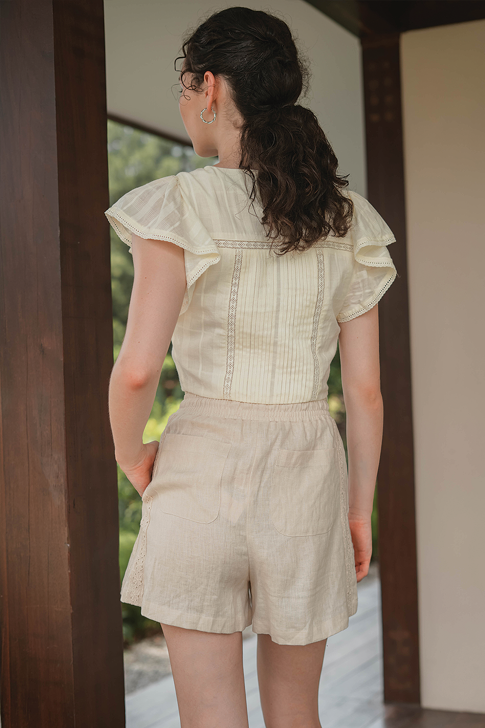 Linen Relaxed Shorts (Washi)