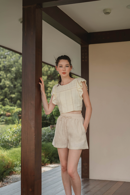 Linen Relaxed Shorts (Washi)