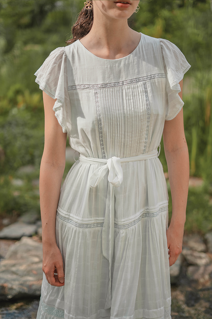 Shoji Flutter Tiered Dress (Skylight)