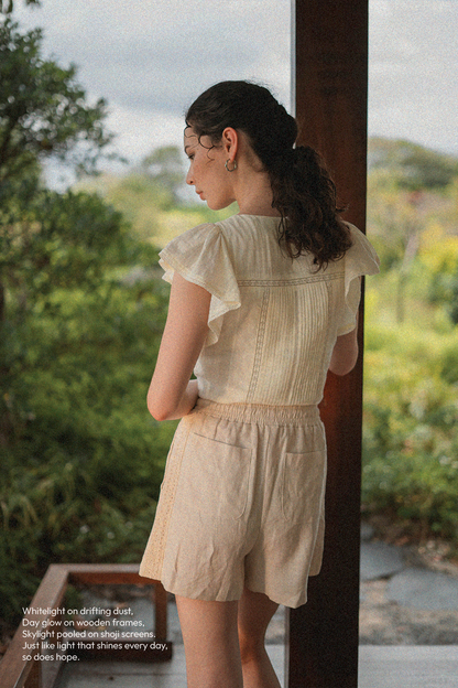 Shoji Flutter Top (Daylight)