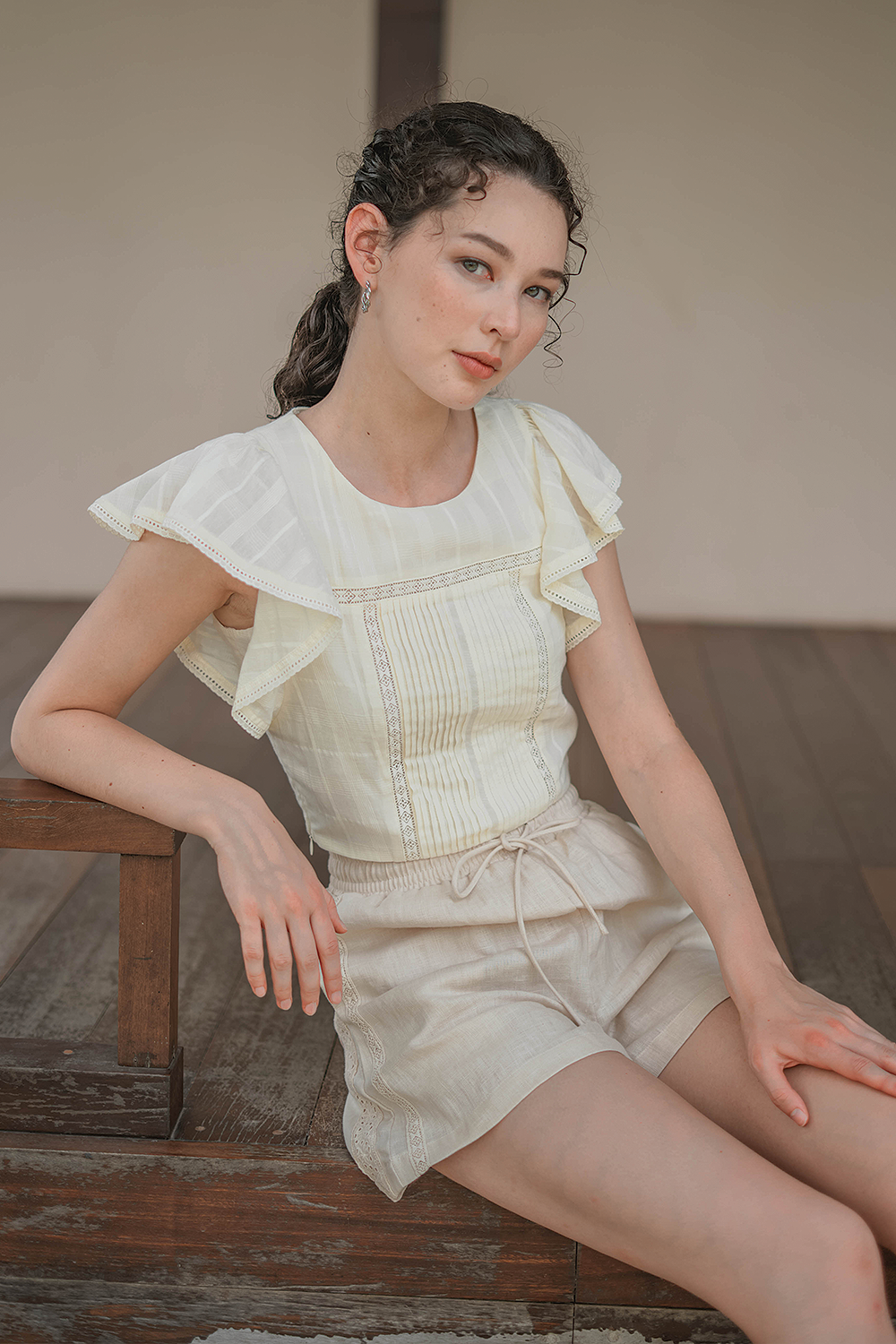 Shoji Flutter Top (Daylight)