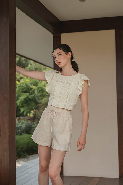 Linen Relaxed Shorts (Washi)