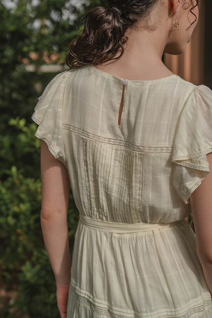 Shoji Flutter Tiered Dress (Daylight)