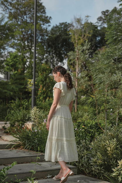 Shoji Flutter Tiered Dress (Daylight)