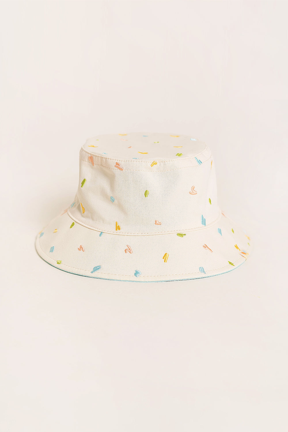 Palette Embroidery Reversible Bucket Hat