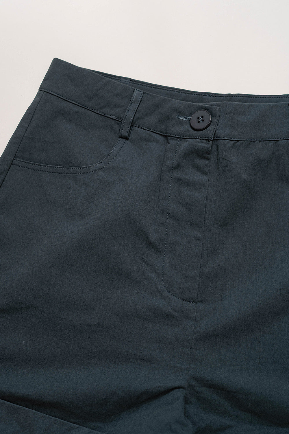 Cotton Twill Shorts (Teal)