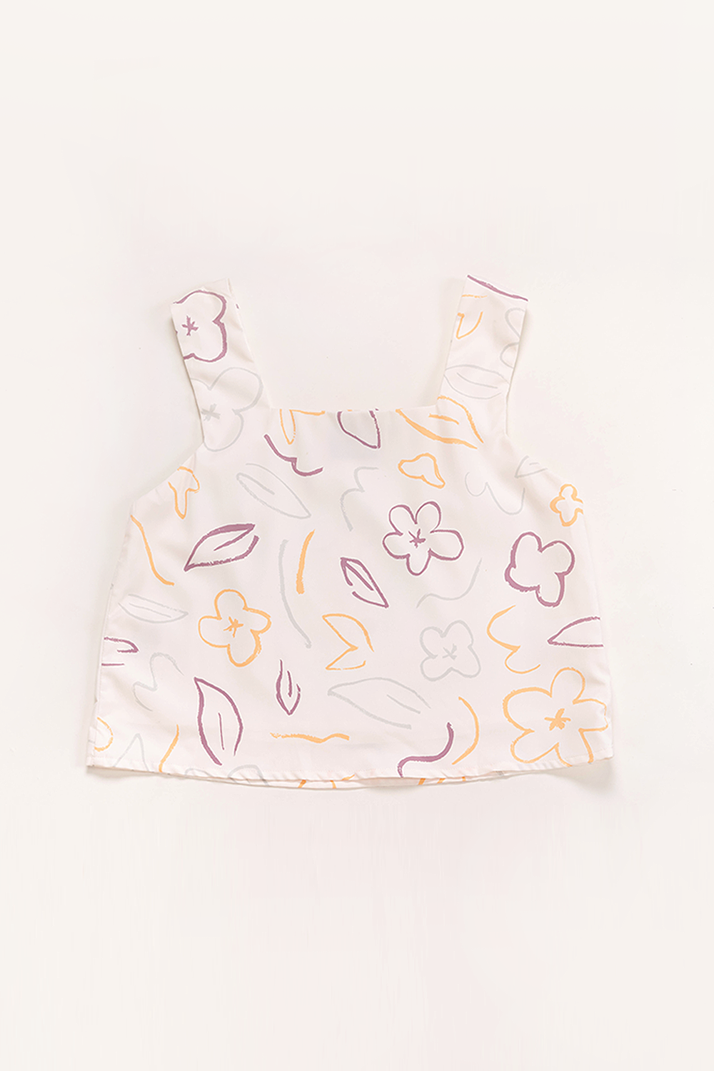 Flower Sketch Square Top