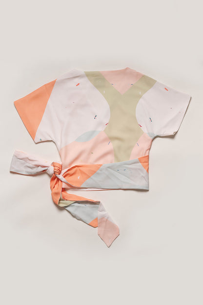 Memoir Wrap Top (Mid Summer)
